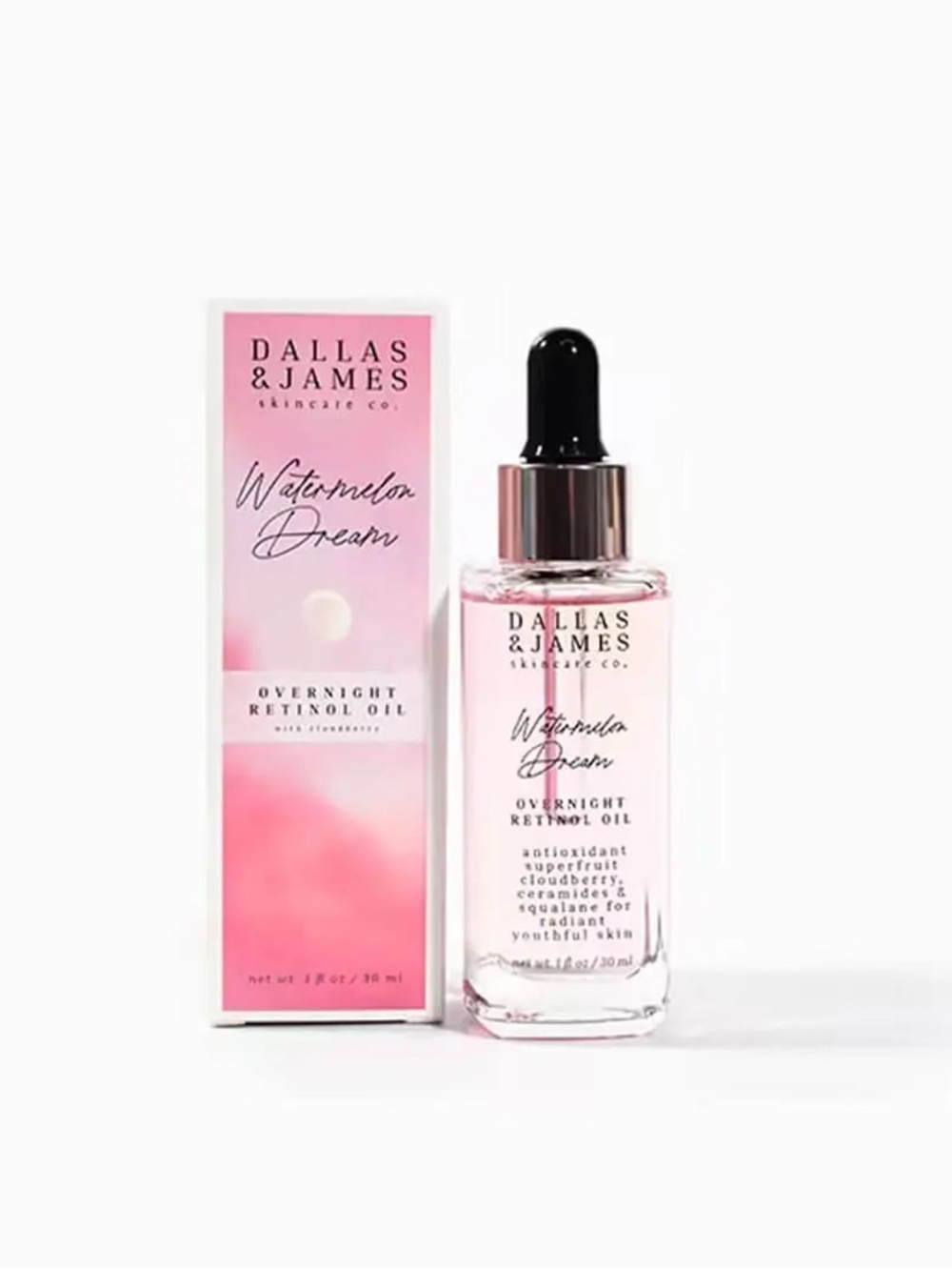Watermelon Dream Overnight Retinol Oil - Pink